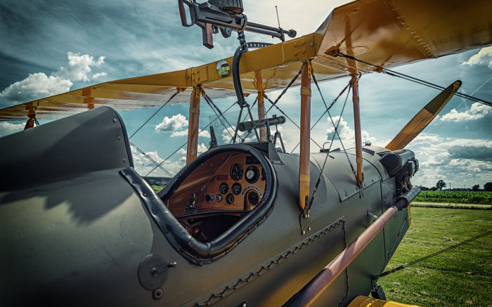 Вот кокпит самолета тех времен. ¦Фото: ya.ru.