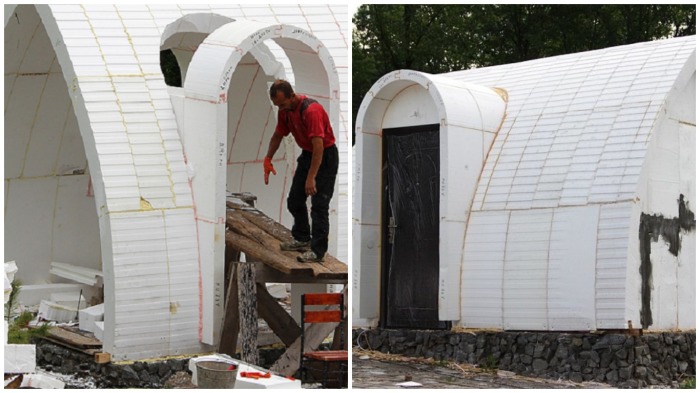 Работы по возведению купольных домов напоминают сборку конструктора / Фото: nevsedoma.com.ua