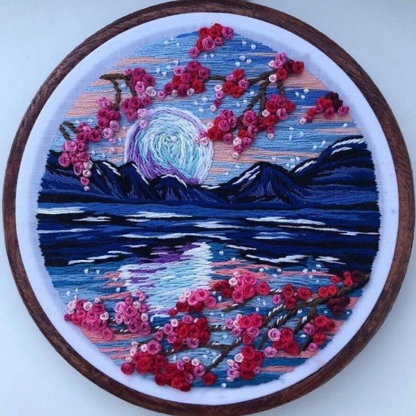 30 удивительных пейзажей, созданных из ниток и любви к природе 30 удивительных пейзажей, созданных из ниток и любви к природе