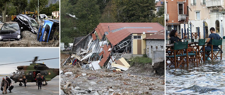 Во Франции и Италии ищут выживших после разрушительного шторма Алекс