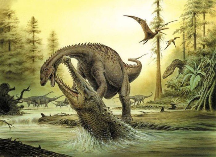 Саркозух: Чем дальше в прошлое, тем толще крокодилы. Кто питался динозаврами?