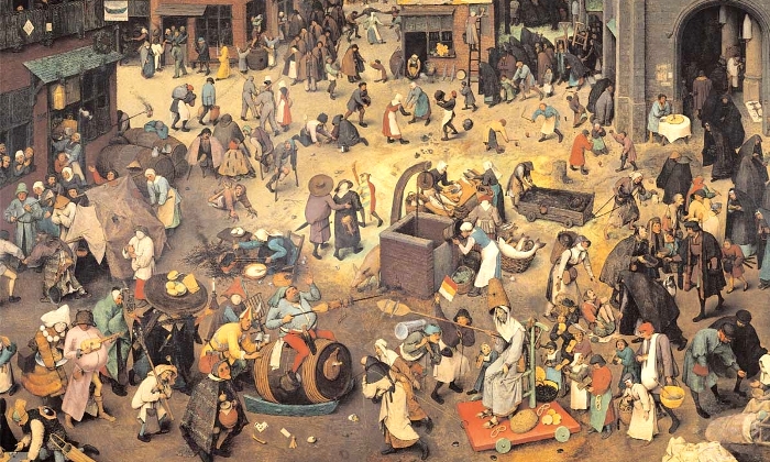 И в обычное время в средневековом замке кипела жизнь. /Фото: slide-share.ru