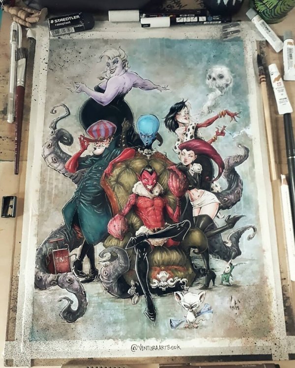 Художник показывает темные стороны героев своего детства