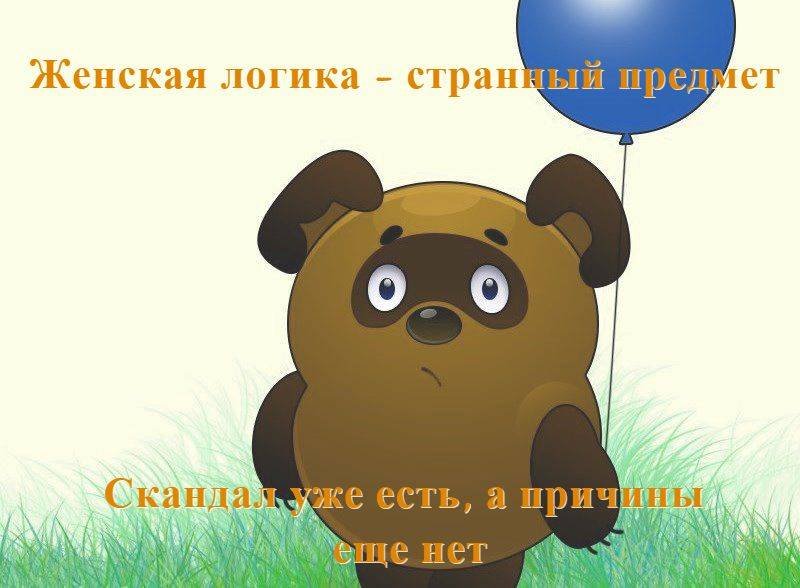 Коротко и с юмором о женской логике