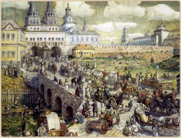 Старая Москва в картинах Аполлинария Васнецова
