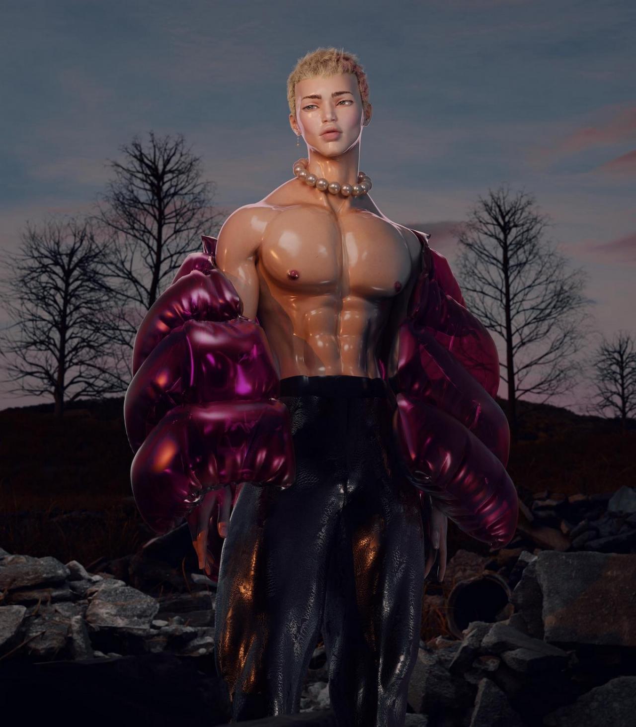 Чувственные и причудливые цифровые 3D работы Джейсона Эбейера