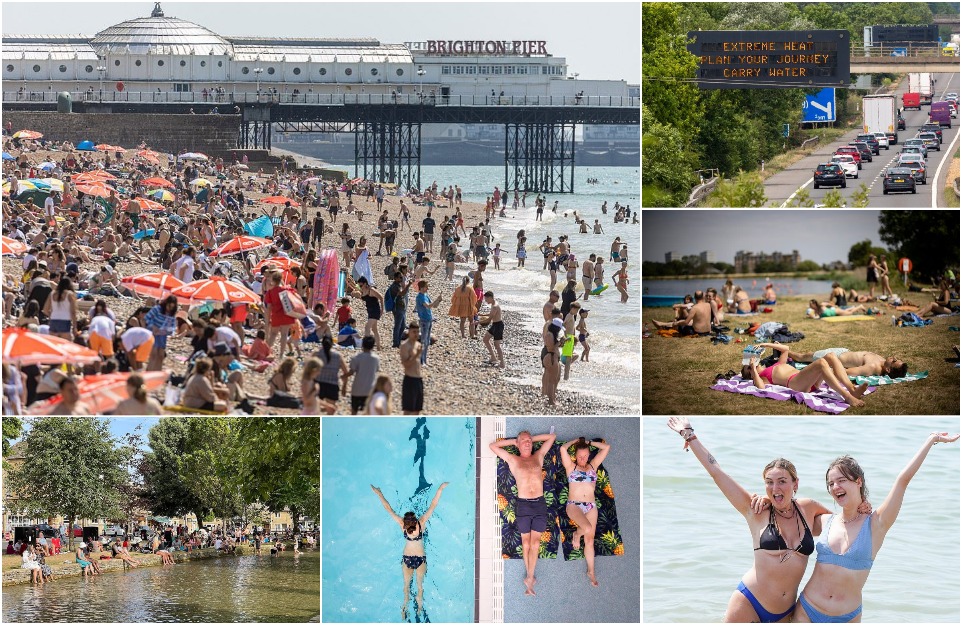 В Британии наступил "самый жаркий день за всю историю": температура поднялась до рекордных 40°C