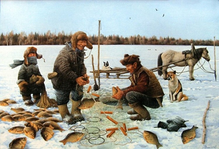 Якутский художник Андрей Чикачев