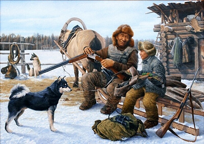 Якутский художник Андрей Чикачев