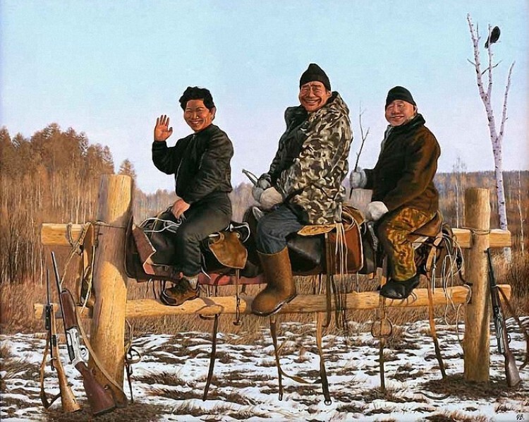 Якутский художник Андрей Чикачев