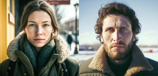 Нейросеть изобразила типичных покупателей магазинов Пятерочка и Перекресток