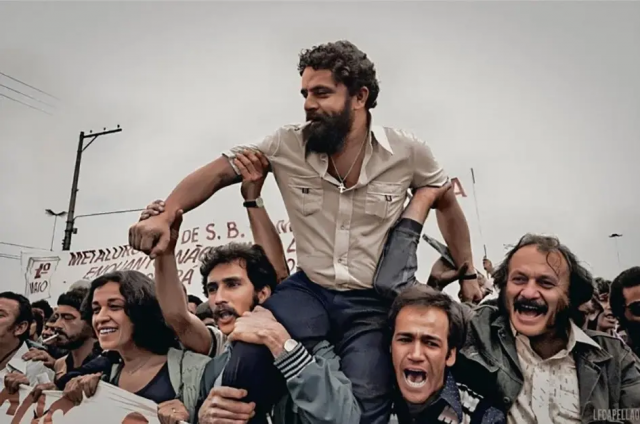 Президент Бразилии Лула на праздновании 1 мая, 1970-е годы