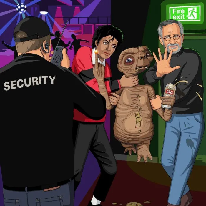 Художник рисует в Paint забавные рисунки по идеям подписчиков