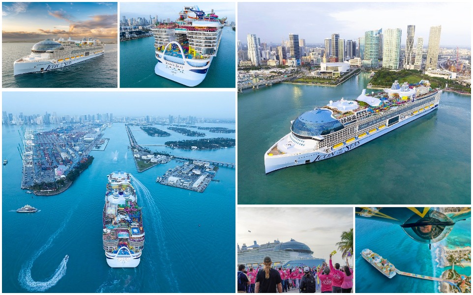 В Майами прибыл самый большой в мире круизный лайнер Icon of the Seas