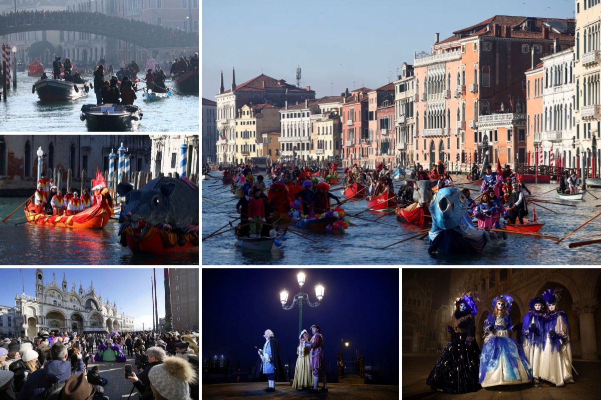 Венецианские гуляки наслаждаются последним бесплатным карнавалом
