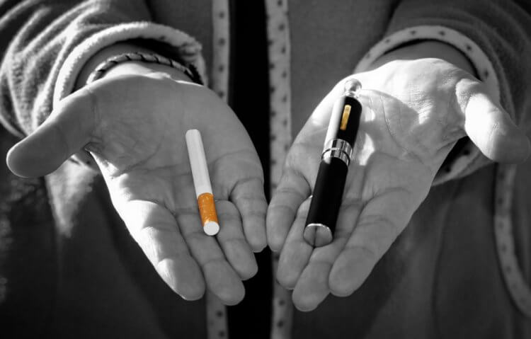 Вред вейпа для здоровья. Вейпы считаются менее вредными, чем обычные сигареты, так как не содержат табака и не выделяют смолы, но их долгосрочное влияние на здоровье до конца не изучено. Источник изображения: dzen.ru. Фото.