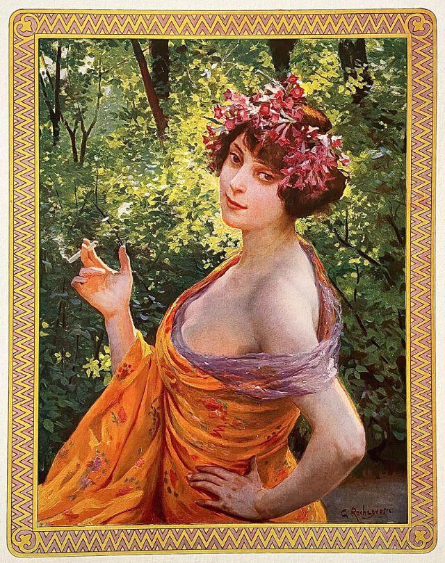 Лихая, изысканная и стильная реклама сигарет XIX века