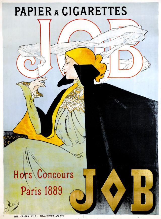 Лихая, изысканная и стильная реклама сигарет XIX века