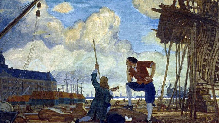 петр первый великий фестиваль забавы царь император россия