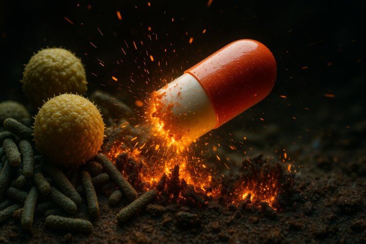 Как новый антибиотик убивает бактерии. Возможно, скоро ученые создадут совершенно новый класс антибиотиков. Как новый антибиотик убивает бактерии. Возможно, скоро ученые создадут совершенно новый класс антибиотиков. Фото.