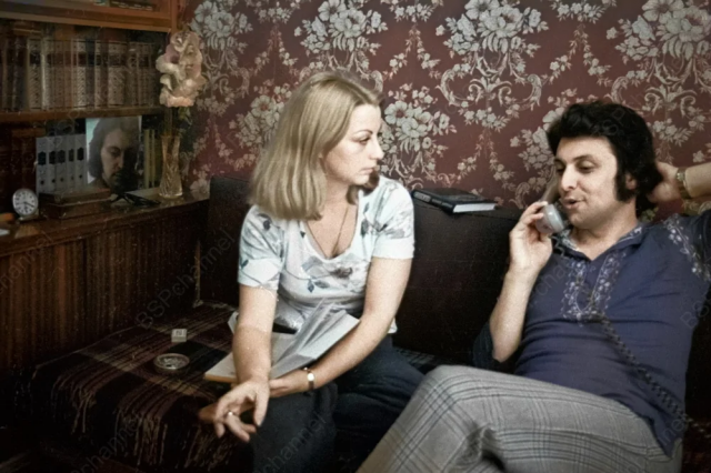 Вячеслав Добрынин с первой женой Ириной, 1979 год.