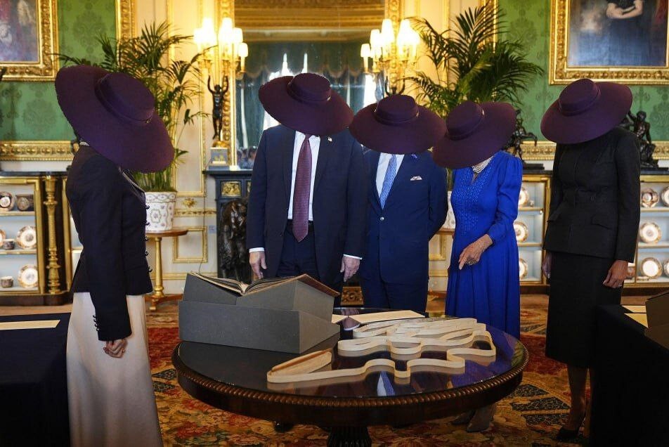 Королевский приём в мемах: что запомнилось из визита Трампа