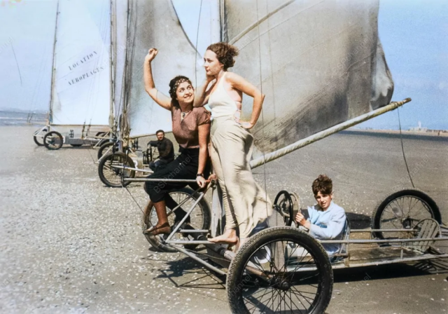 Аэропляж в Ле-Туке, Франция, 1933 год.