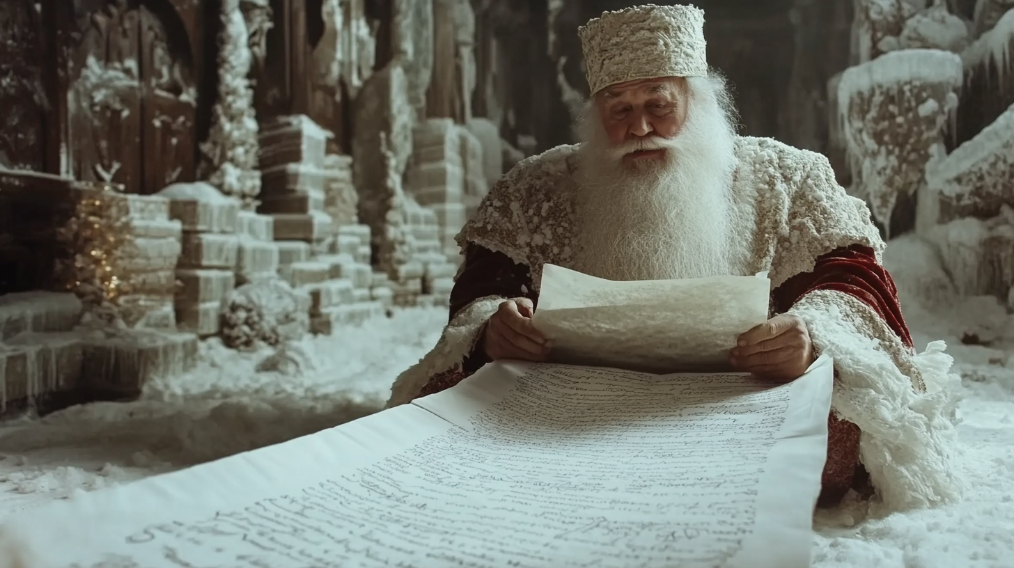 Самое длинные письмо деду морозу