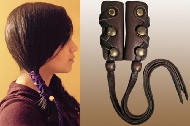 Гаджет предназначен для фиксации волос в хвостах или косах.