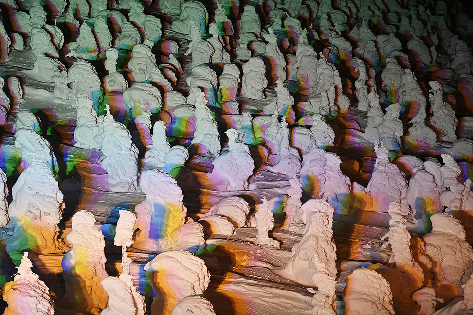 Снежные монстры горы Зао