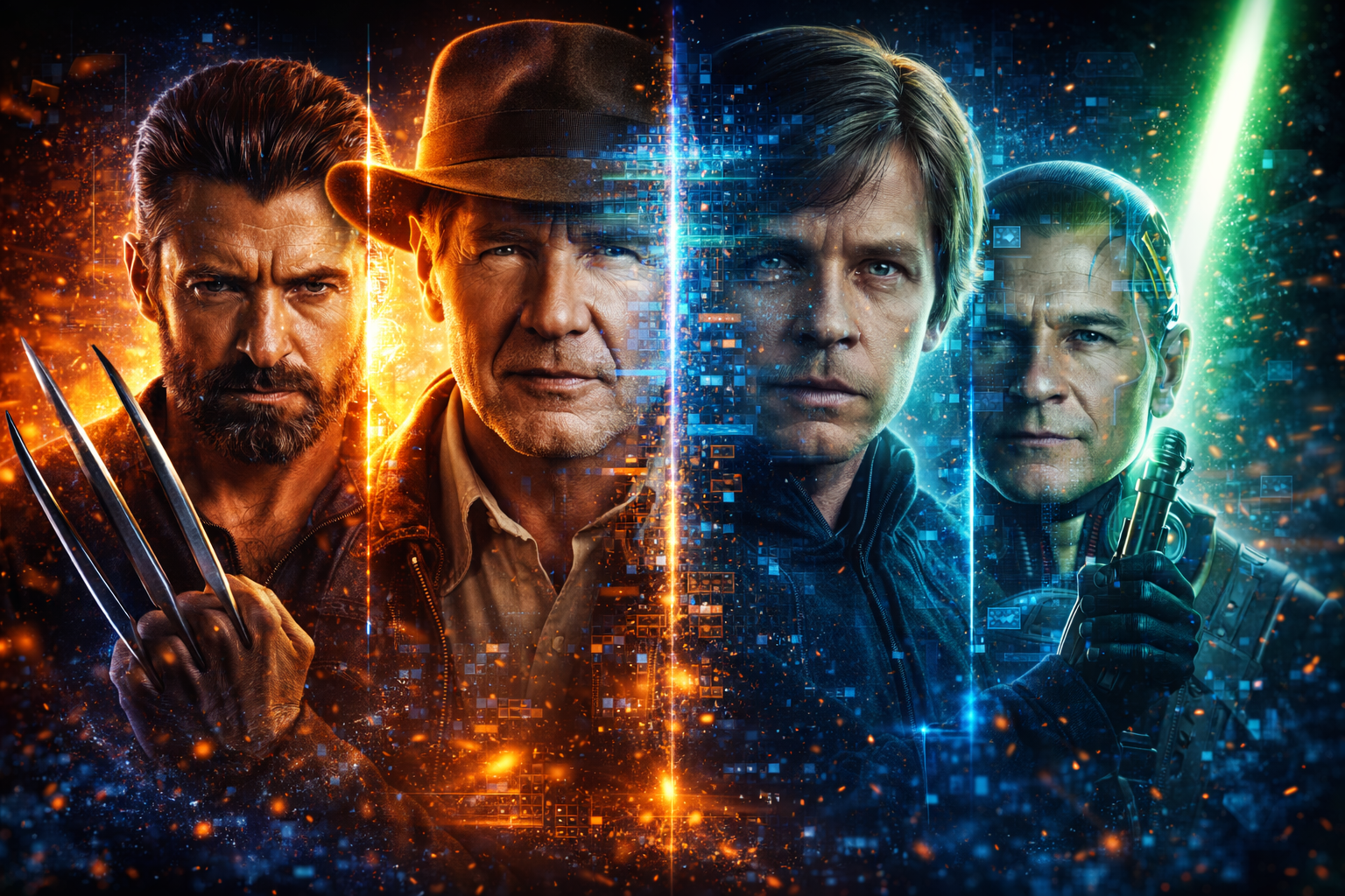 Как Голливуд использует искусственный интеллект в кино: зрители этого даже не замечают. Как используют ИИ в Голливуде: не только эффекты, но и аналитика, маркетинг, деэйджинг, обработка голоса и постпродакшн. Фото.