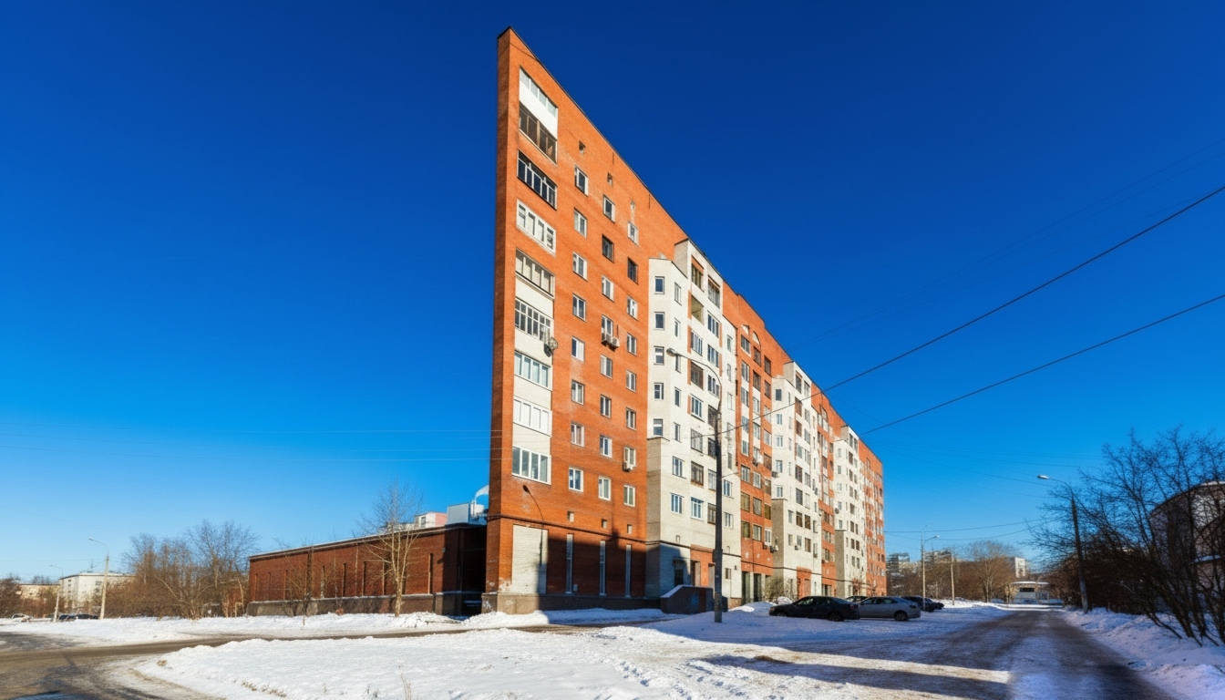 Плоский дом в Нижнем Новгороде