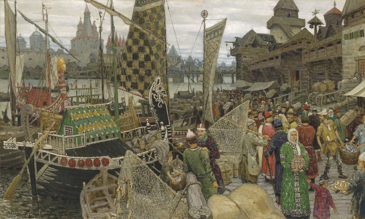 Аполлинарий Васнецов «Прошлое Великого Новгорода», 1901 г. | Источник: Fine Art Images via Legion Media